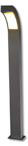 Lampă de Exterior Lucande, LENNIK, Negru, Terasă, Aluminiu, Modern