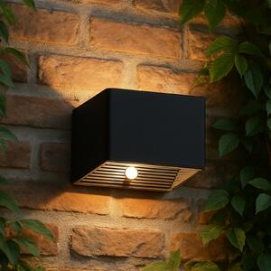 FH Lighting Aplică de perete cu LED Magnetics, negru, USB, detector mișcare, Negru, Metal, Modern