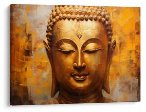 Tablou - Buddha, pictură în ulei (70x50 cm)