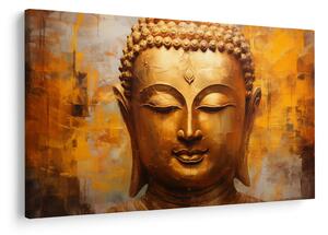 Tablou - Buddha, pictură în ulei (90x60 cm)