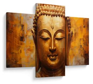 Tablou - Buddha, pictură în ulei (90x60 cm)