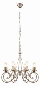 Candelabre Lindby, Marnia, reglabil, Bronz / Alamă Veche, Camera de zi, Metal, Antichitate