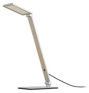 Lampă de masă Lucande, Resi, reglabil, Metalic, Studiu / Birou, Aluminiu, Modern