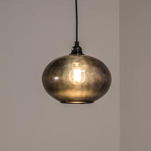 Opviq Lampă suspendată Smoked 050 1 bec sticlă Ø27cm, reglabil, Gri, Camera de zi / sufragerie, Sticlă, Modern