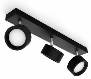 Plafoniere Philips, Bracia, Negru, Camera de zi, Metal, Modern