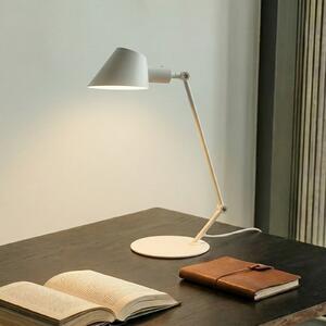 Lindby Lampă de masă Corali, alb, metal, înălțime 64 cm, Alb, Camera de zi / sufragerie, Metal, Modern