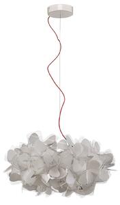 Lustră Pendul Slamp, Clizia Mama Non Mama, reglabil, Alb, Camera de zi, Plastic, Design