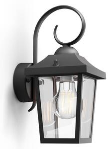 Lampă de Exterior Philips, Buzzard, reglabil, Negru, Metal, Vintage