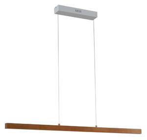 Lustră Pendul Lucande, Nihalo, reglabil, Lemn, Camera de zi, Lemn, Modern