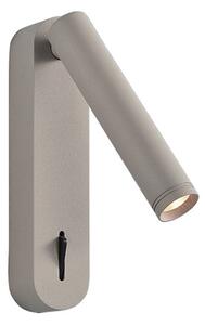 Viokef Aplică LED Abriel, culoare bej, proiecție 16 cm, metal, Bej, Camera de zi / sufragerie, Metal, Modern, Lumină de lectură