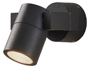 Lampă de Exterior Lucande, Kavuna, reglabil, Negru, Balcon, Aluminiu, Modern