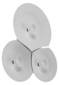 Lampă de perete Luceplan, Bulbullia, reglabil, Alb, Camera de zi, Metal, Design
