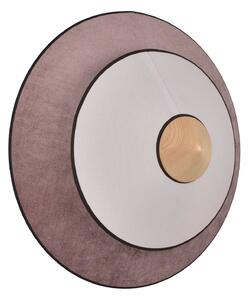 Lampă de perete Forestier, Cymbal S, Roz / Rosé, Camera de zi, Țesătură / Textil, Design