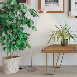 Briloner Lampadar Skriva, bej, reglabil, metal, GU10, Bej, Camera de zi / sufragerie, Metal, Modern