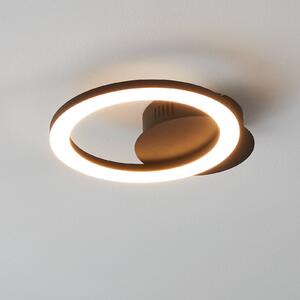EGLO connect Parrapos-Z aplică LED, 1 becuri, reglabil, Negru, Camera de zi / sufragerie, Metal, Modern