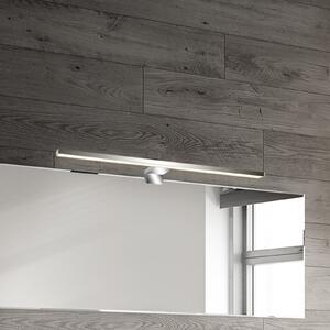 Briloner Lampă cu oglindă LED Dun 2 în 1, crom, IP44, lungime 50 cm, Metalic, Baie, Plastic, Modern