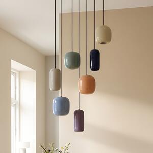 Lucande Suspensie Narion, rotundă, 7 lumini, colorată, din metal, reglabil, Multicolor, Camera de zi / sufragerie, Metal, Design