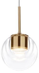 Lustră Pendul kdln, Dew, reglabil, Auriu / Alamă, Bucătărie, Sticlă, Design