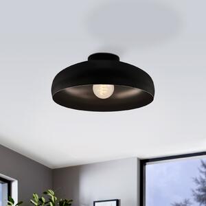 EGLO Plafonieră Mogano, Ø 40 cm, negru, oțel, reglabil, Negru, Camera de zi / sufragerie, Metal, Modern