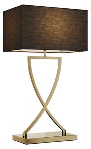Lampă de masă Lucande, Evaine, Negru, Camera de zi, Metal, Modern