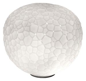 Lampă de masă Artemide, Meteorite, reglabil, Alb, Camera de zi, Sticlă, Design