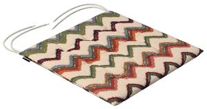 Pernă scaun Charles culoare multicolor Țesătură împletitură, cu model