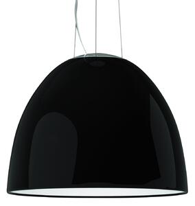 Lustră Pendul Artemide, Nur Gloss, reglabil, Negru, Camera de zi, Metal, Design