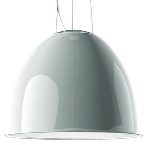 Lustră Pendul Artemide, Nur Gloss, reglabil, Alb, Camera de zi, Metal, Design