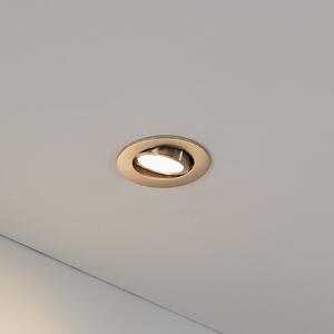 EGLO connect Saliceto-Z lampă LED încastrată, alu, reglabil, Metalic, Camera de zi / sufragerie, Metal