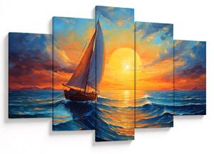 Tablou - Sailboats (150x105 cm)