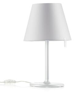 Lampă de masă Artemide, Melampo notte, Alb, Camera de zi, Țesătură / Textil, Design