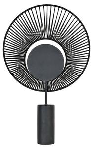 Lampă de masă Forestier, Oyster, Negru, Camera de zi, Metal, Design