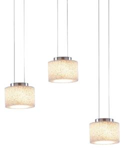 Lustră Pendul Serien Lighting, Reef, reglabil, Alb, Camera de zi, Ceramică, Design