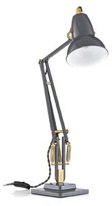 Lampă de masă Anglepoise, Original 1227 Brass, Gri, Studiu / Birou, Metal, Design industrial