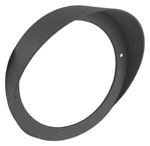 LEDS-C4 Proiector de exterior Hubble, IK06, rabatabil, Negru, Plastic, Spot de perete