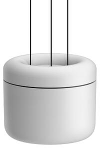 Lustră Pendul Serien Lighting, Cavity Suspension L, reglabil, Alb, Camera de zi, Metal, Design