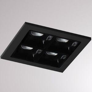 Molto Luce Liro lampă LED încastrată negru 34° 3.000 K, reglabil, Negru, Camera de zi / sufragerie, Metal, Modern