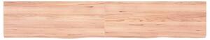 Raft de perete maro deschis 160x30x(2-4) cm lemn stejar tratat