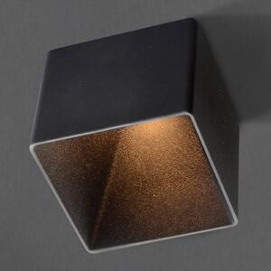 The Light Group GF design Lampă de încastrat Blocky IP54 negru 2.700 K, reglabil, Negru, Camera de zi / sufragerie, Metal, Scandinavă, Luminile încastrate unghiulare