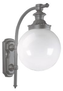 K.S. Verlichting Aplică pentru exterior Madeira antracit, reglabil, Negru, Metal, Glob pentru exterior