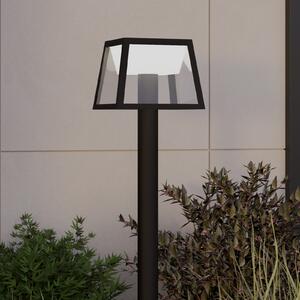 EGLO Lumină solară cu LED-uri pentru alei Altilia, înălțime 106 cm, negru,, Negru, Plastic, Modern