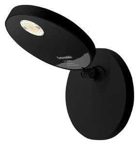 Lampă de perete Artemide, Demetra Spotlight, reglabil, Negru, Camera de zi, Metal, Design