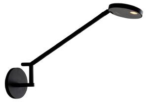Lampă de perete Artemide, Demetra Micro, reglabil, Negru, Studiu / Birou, Metal, Design