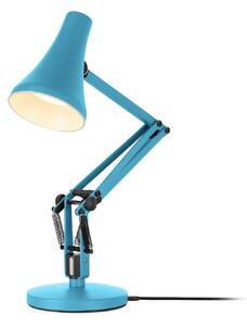 Lampă de masă Anglepoise, 90 MINI MINI VIVID, reglabil, Albastru, Studiu / Birou, Metal, Design industrial