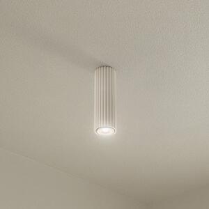 SOLLUX LIGHTING Plafonieră Carbon, bej, înălțime 20 cm, aluminiu, reglabil, Bej, Camera de zi / sufragerie, Aluminiu, Modern