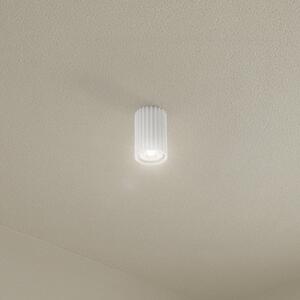 SOLLUX LIGHTING Plafonieră Carbon, alb, înălțime 10 cm, aluminiu, reglabil, Alb, Camera de zi / sufragerie, Aluminiu, Modern