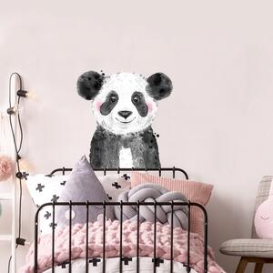 Autocolant - Panda mare în alb-negru