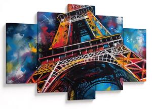 Tablou - Pictură a Turnului Eiffel II. (150x105 cm)