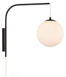 Lampă de perete Markslöjd, Dione, Negru, Camera de zi, Metal