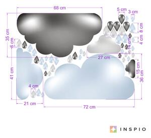 Autocolante nori pentru partea din spate a rafturilor IKEA 014op